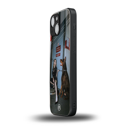 without warning back phone cover | glass case for iphone 13 mini