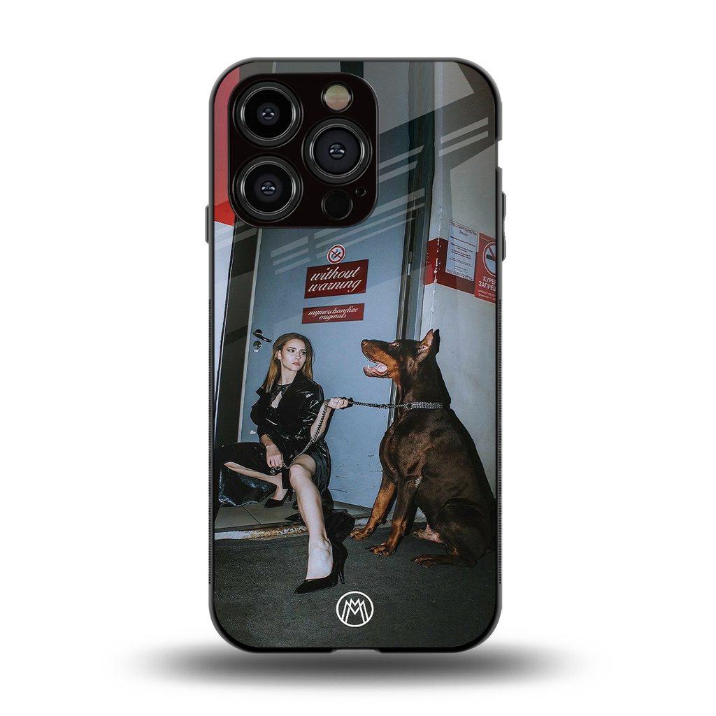 without warning back phone cover | glass case for iphone 13 pro