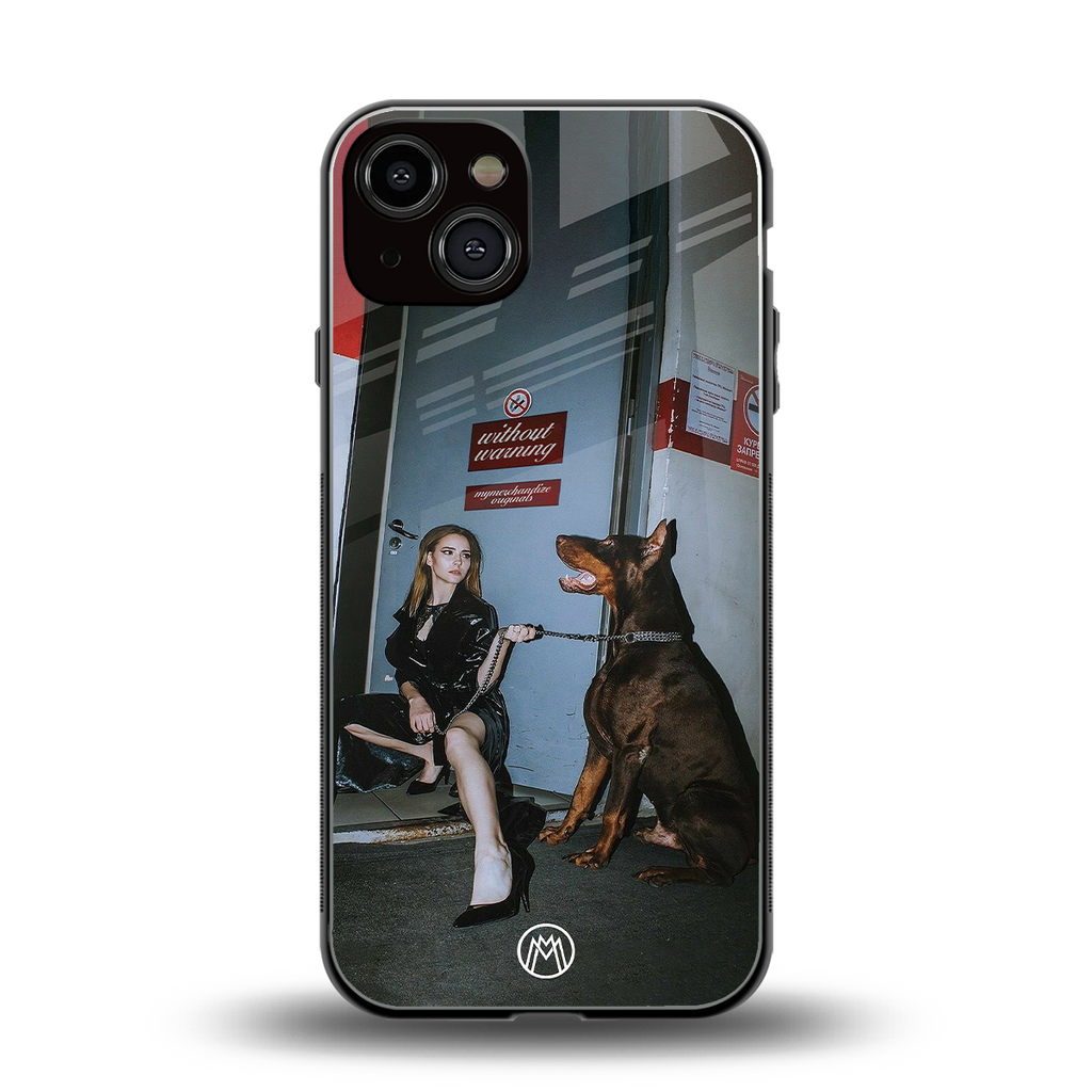 without warning back phone cover | glass case for iphone 13