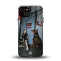 without warning back phone cover | glass case for iphone 13