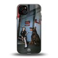 without warning back phone cover | glass case for iphone 14 plus