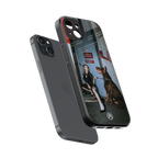 without warning back phone cover | glass case for iphone 15 plus