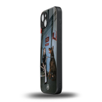 without warning back phone cover | glass case for iphone 15 plus