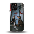 without warning back phone cover | glass case for iphone 15 pro max