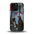 without warning back phone cover | glass case for iphone 14 pro