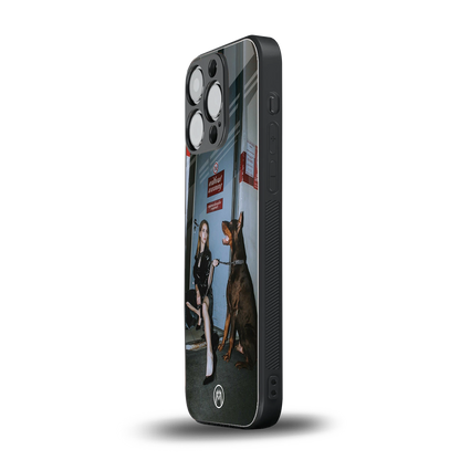 without warning back phone cover | glass case for iphone 14 pro