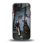 without warning back phone cover | glass case for iphone 14