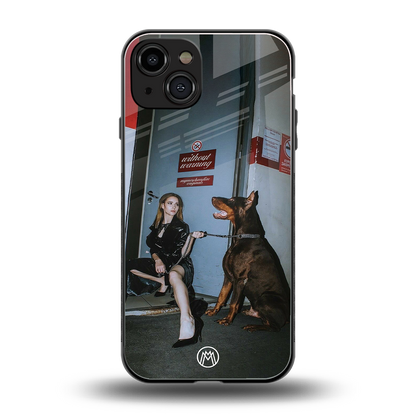 without warning back phone cover | glass case for iphone 14