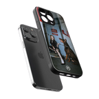 without warning back phone cover | glass case for iphone 15 pro