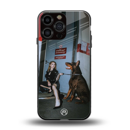 without warning back phone cover | glass case for iphone 16 pro max
