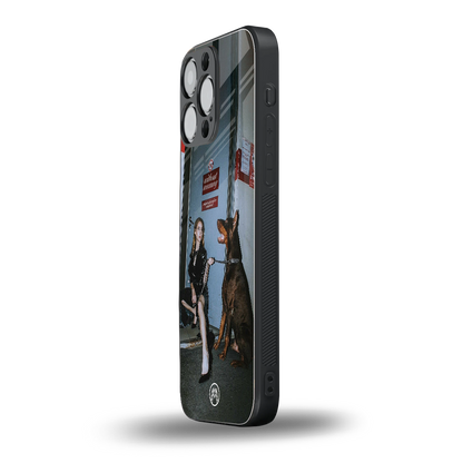 without warning back phone cover | glass case for iphone 16 pro max