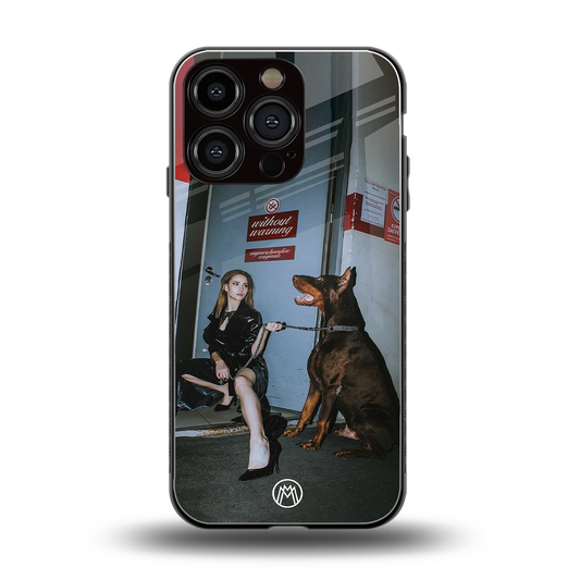 without warning back phone cover | glass case for iphone 16 pro