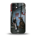 without warning back phone cover | glass case for iphone 16