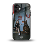 without warning back phone cover | glass case for iphone 16