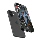 without warning back phone cover | glass case for iphone 16