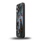 without warning back phone cover | glass case for iphone 16