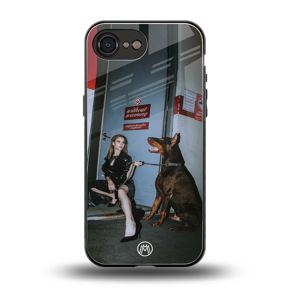 without warning back phone cover | glass case for iphone 16e