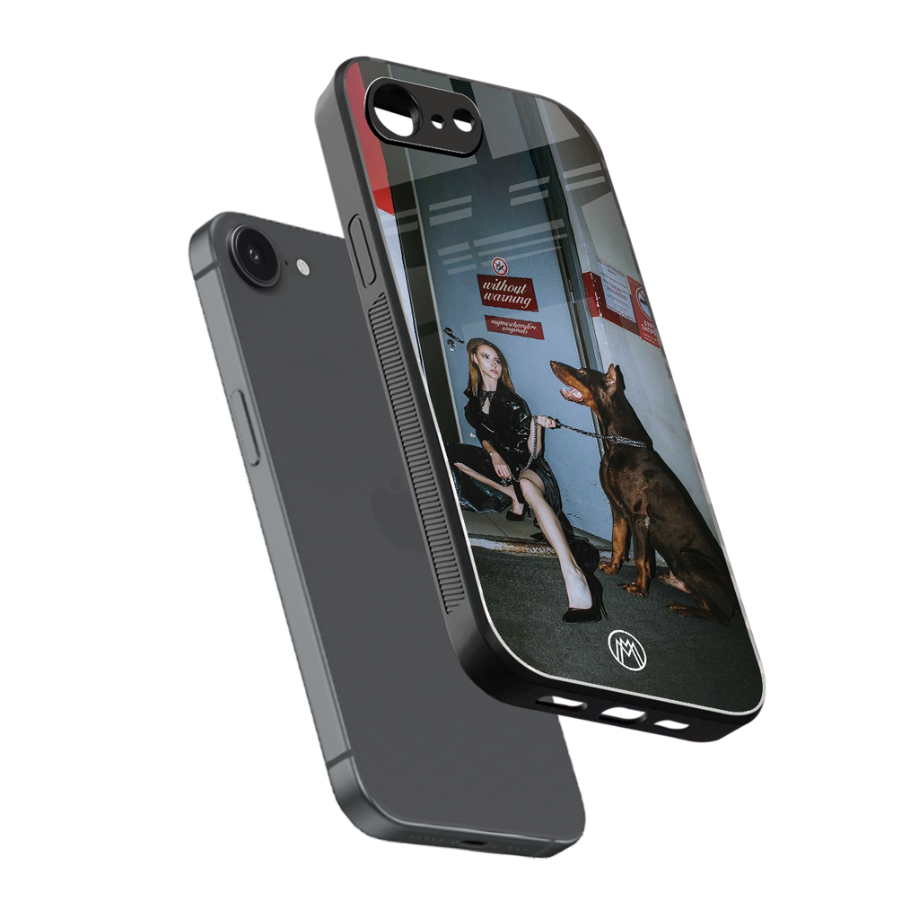 without warning back phone cover | glass case for iphone 16e
