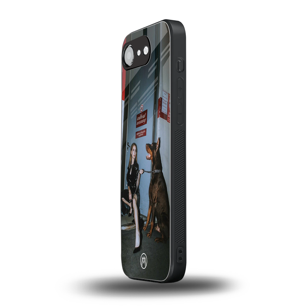 without warning back phone cover | glass case for iphone 16e