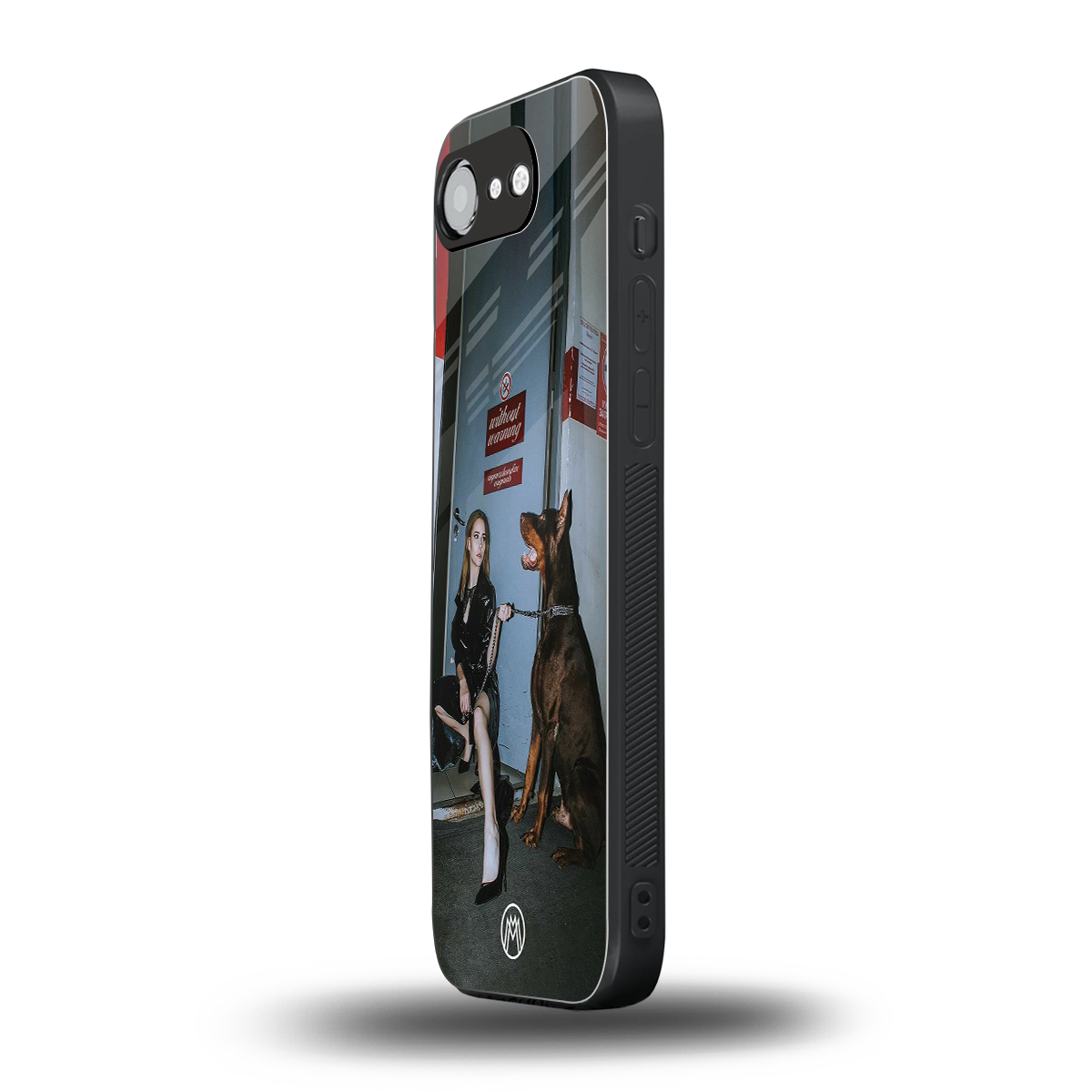 without warning back phone cover | glass case for iphone 16e