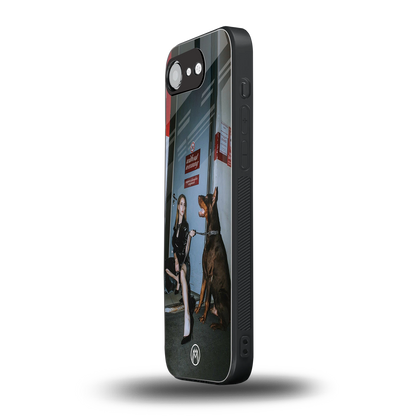 without warning back phone cover | glass case for iphone 16e