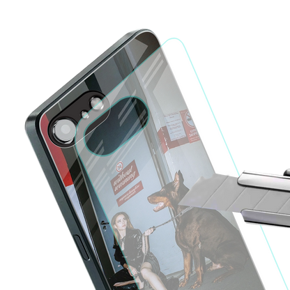 without warning back phone cover | glass case for iphone 16e