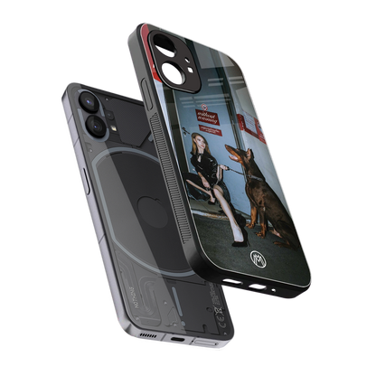 without warning back phone cover | glass case for nothing phone 1