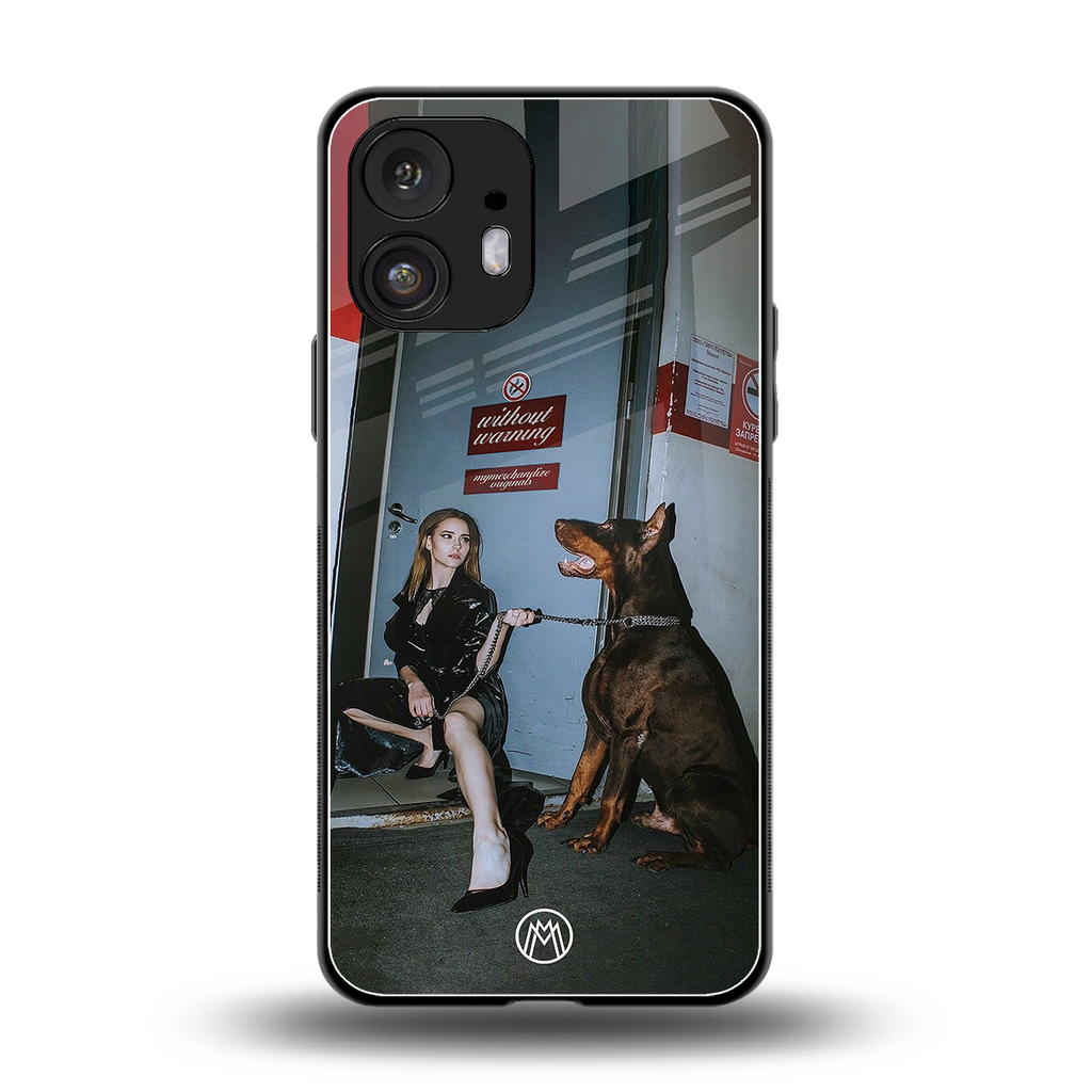 without warning back phone cover | glass case for nothing phone 2