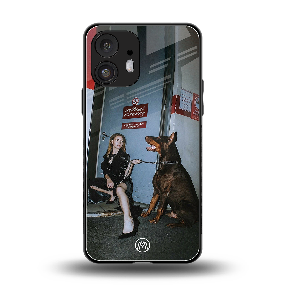 without warning back phone cover | glass case for nothing phone 2