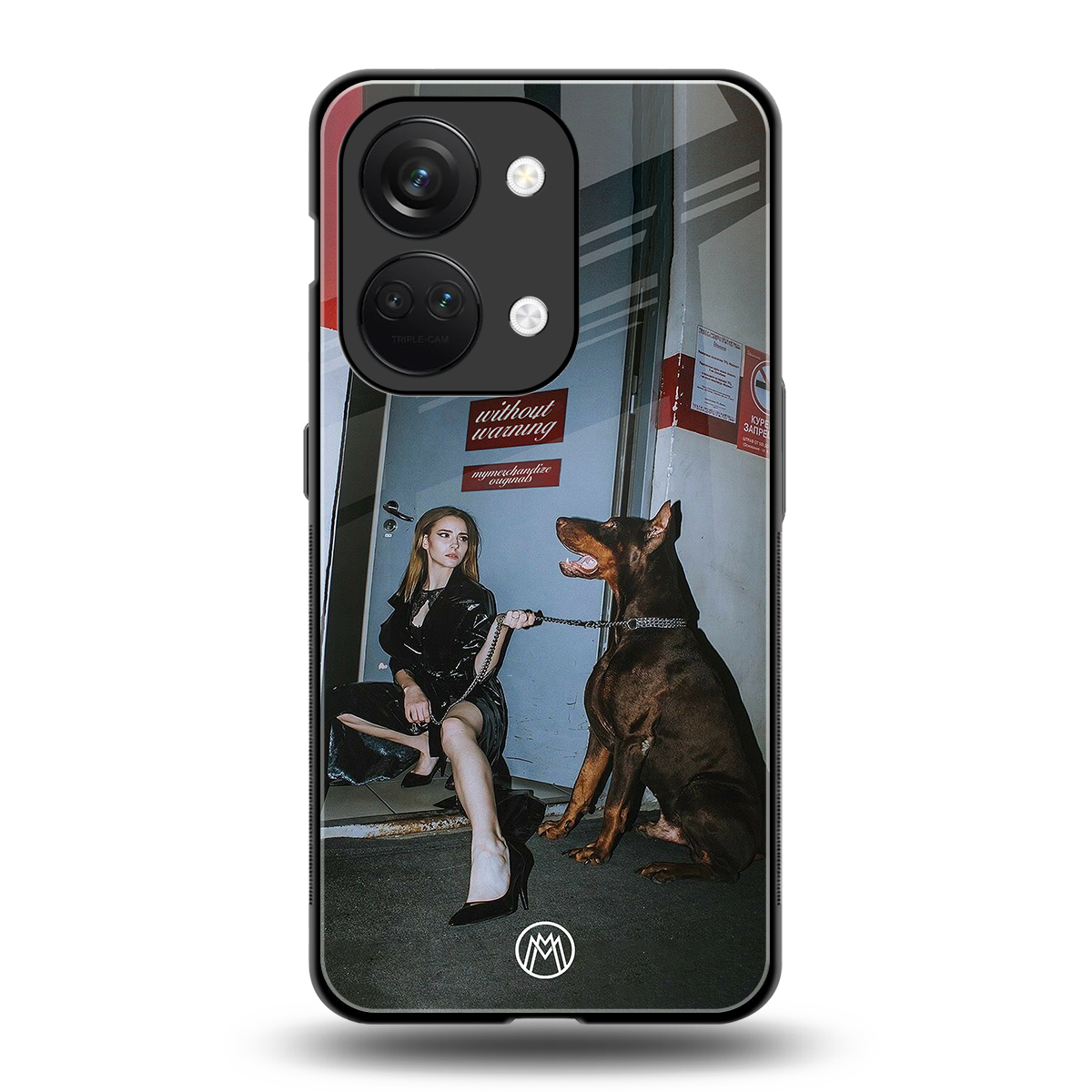 without warning back phone cover | glass case for oneplus nord 3