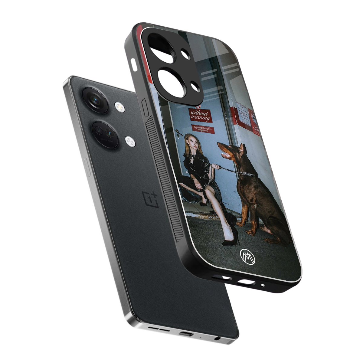 without warning back phone cover | glass case for oneplus nord 3