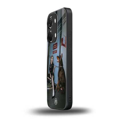 without warning back phone cover | glass case for oneplus nord 3