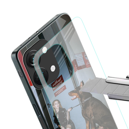 without warning back phone cover | glass case for oneplus nord 3