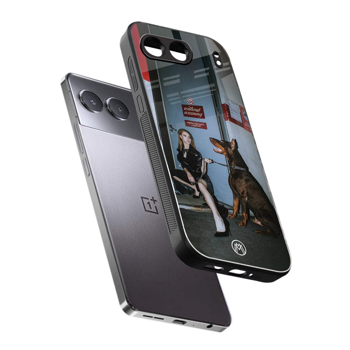without warning back phone cover | glass case for oneplus nord 4