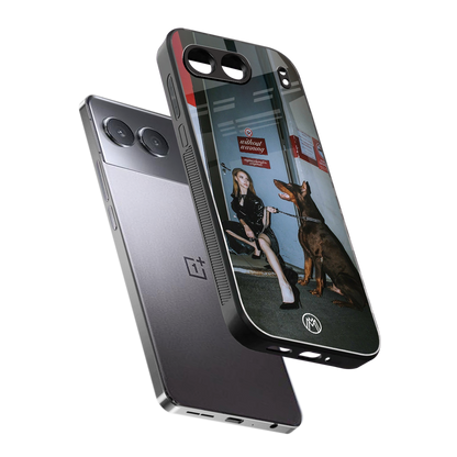 without warning back phone cover | glass case for oneplus nord 4
