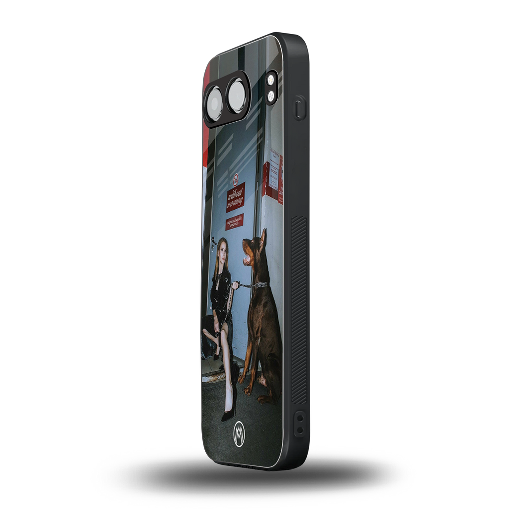 without warning back phone cover | glass case for oneplus nord 4