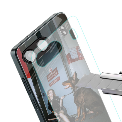 without warning back phone cover | glass case for oneplus nord 4