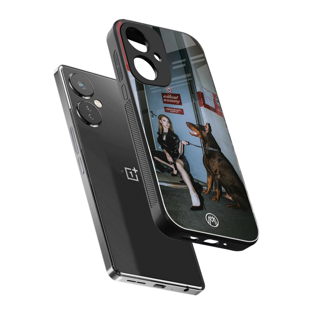 without warning back phone cover | glass case for oneplus nord ce 3