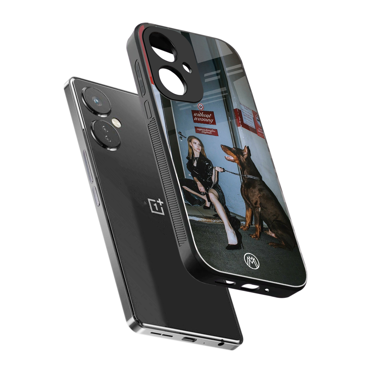 without warning back phone cover | glass case for oneplus nord ce 3