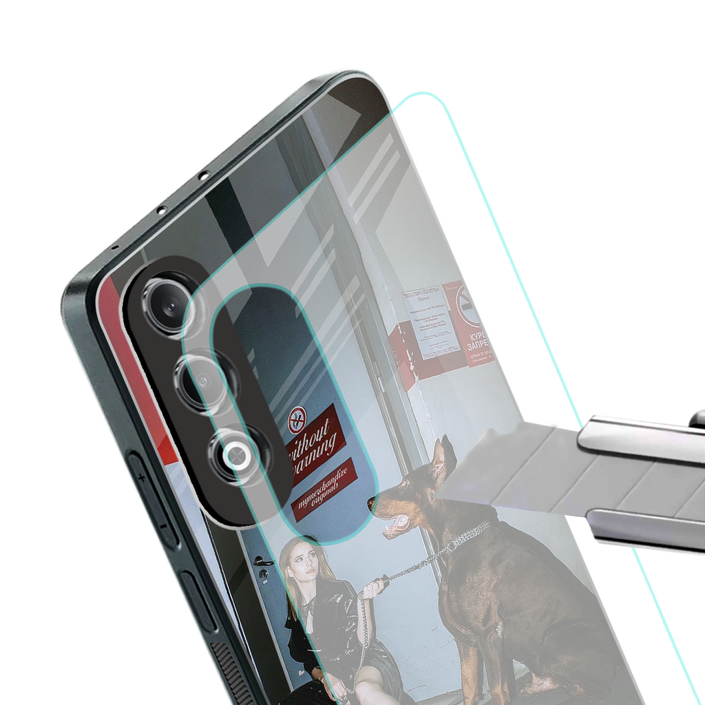 without warning back phone cover | glass case for oneplus nord ce 4