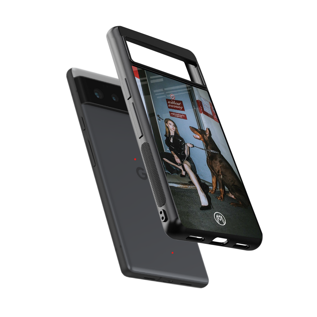 without warning back phone cover | glass case for Google Pixel 6A