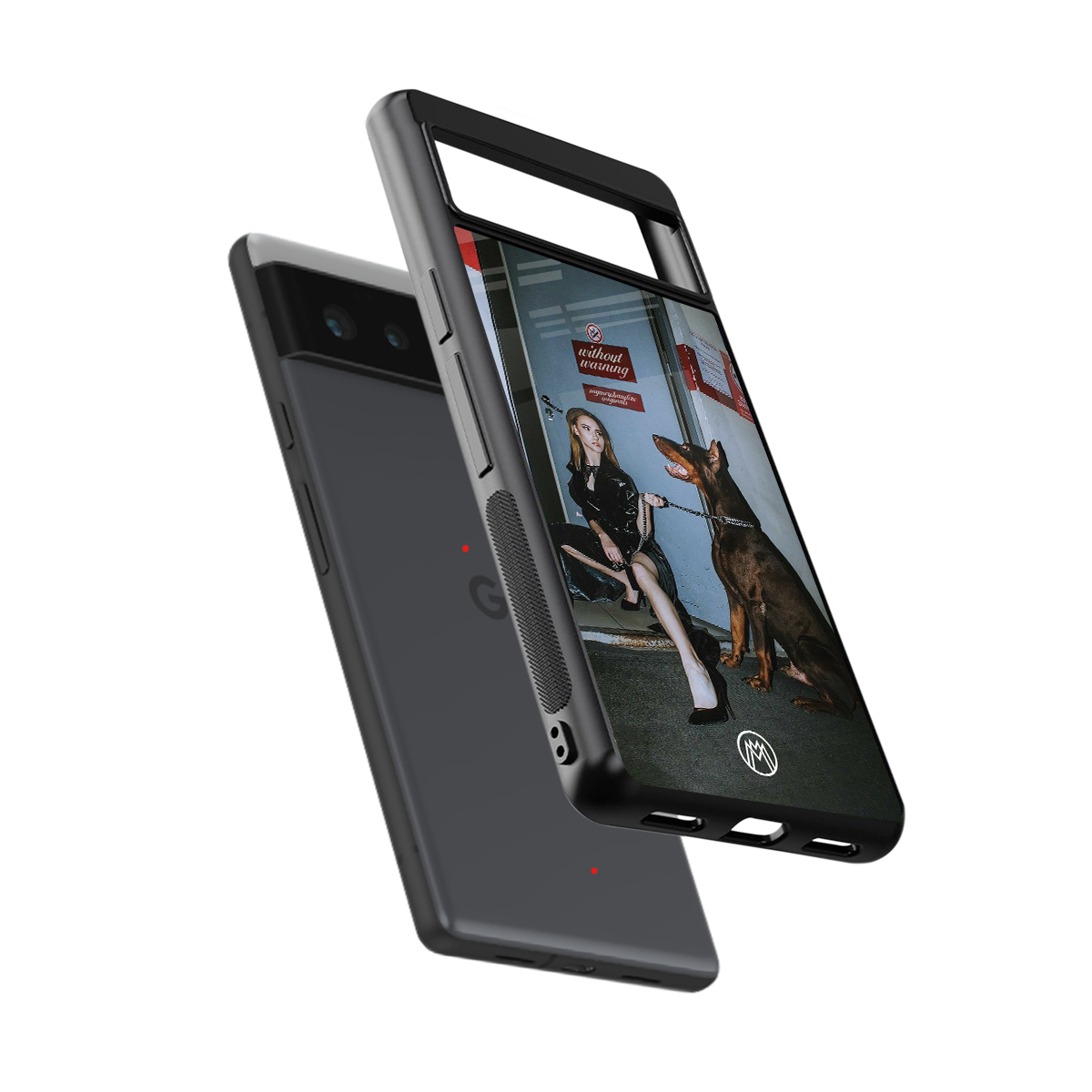 without warning back phone cover | glass case for Google Pixel 6A