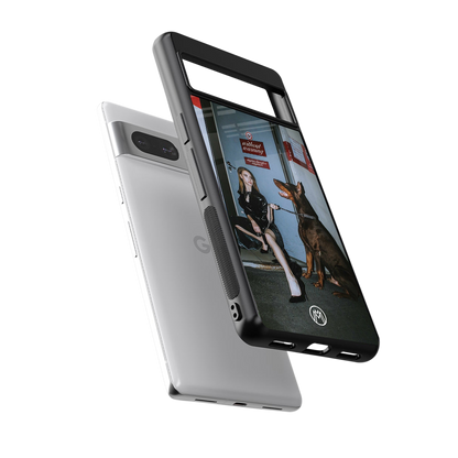 without warning back phone cover | glass case for Google Pixel 7A