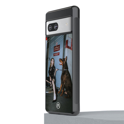 without warning back phone cover | glass case for Google Pixel 7A