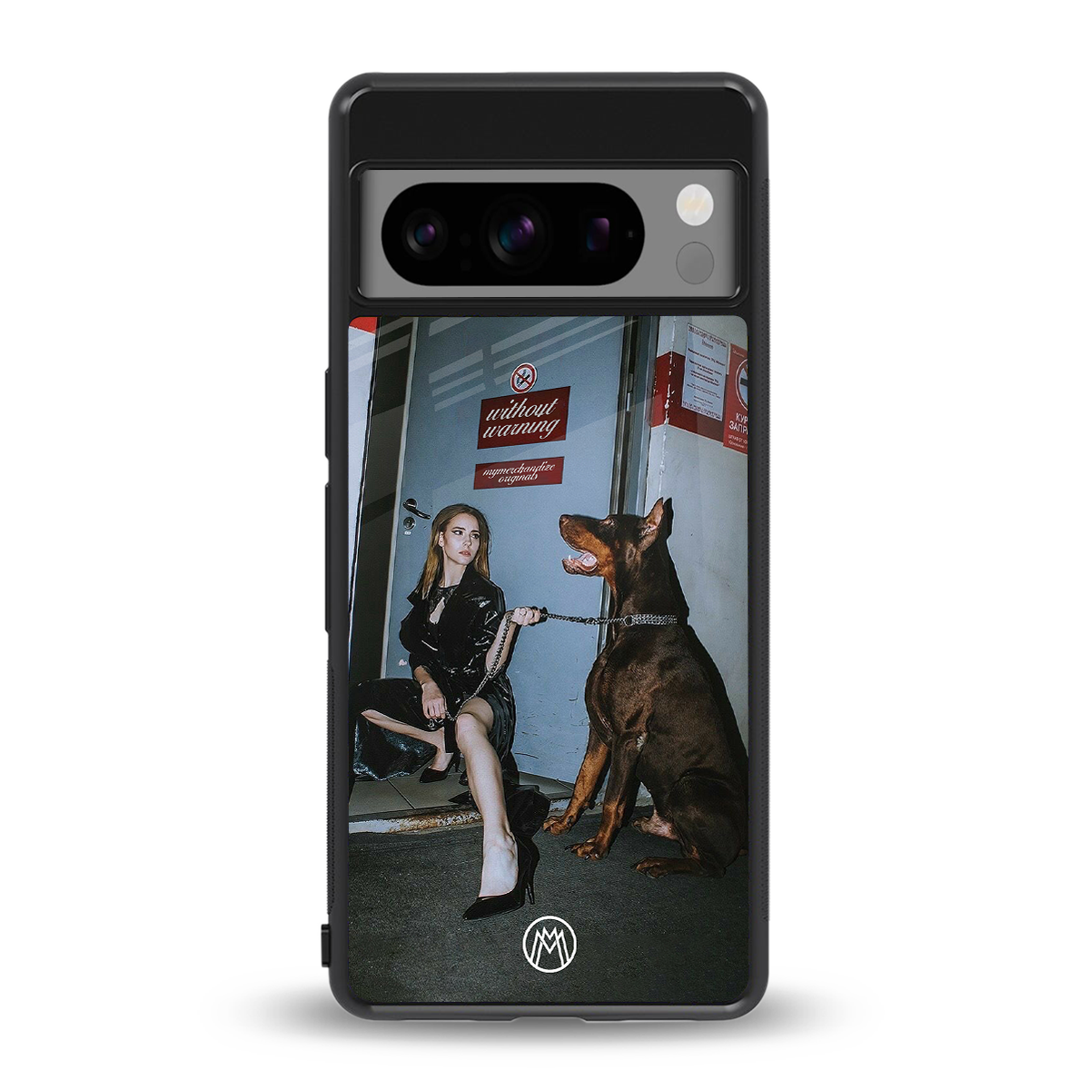 without warning back phone cover | glass case for google pixel 8 pro