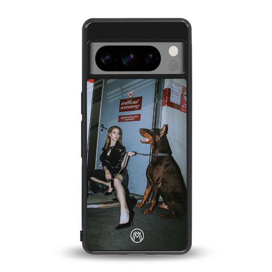 without warning back phone cover | glass case for google pixel 8 pro