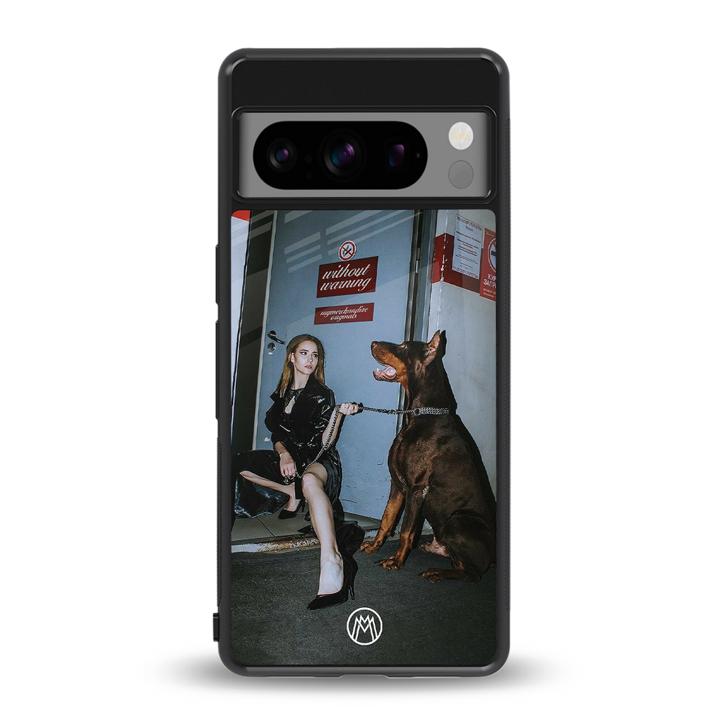 without warning back phone cover | glass case for google pixel 8 pro