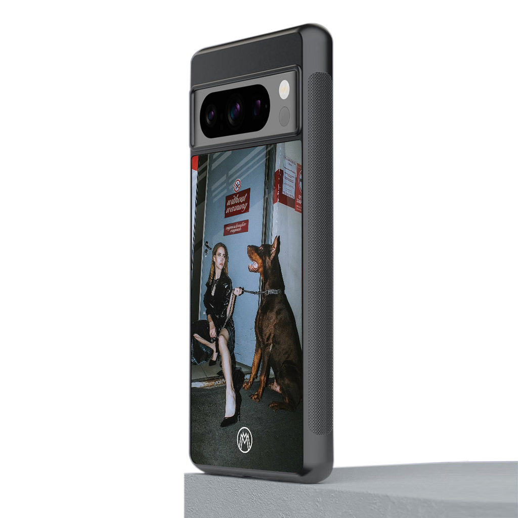 without warning back phone cover | glass case for google pixel 8 pro