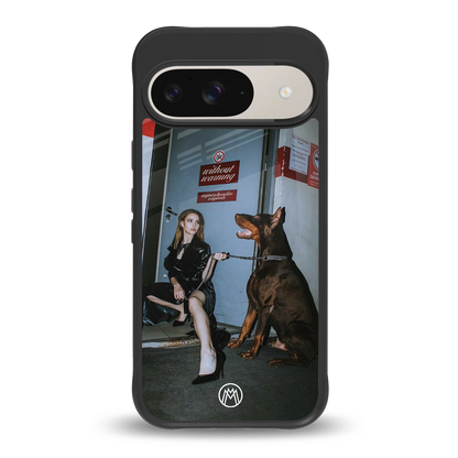 without warning back phone cover | glass case for google pixel 9