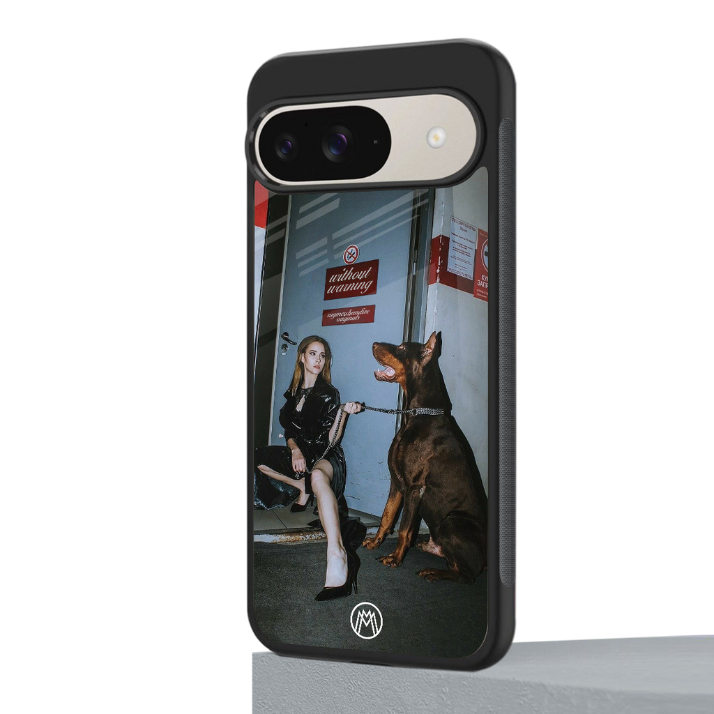 without warning back phone cover | glass case for google pixel 9